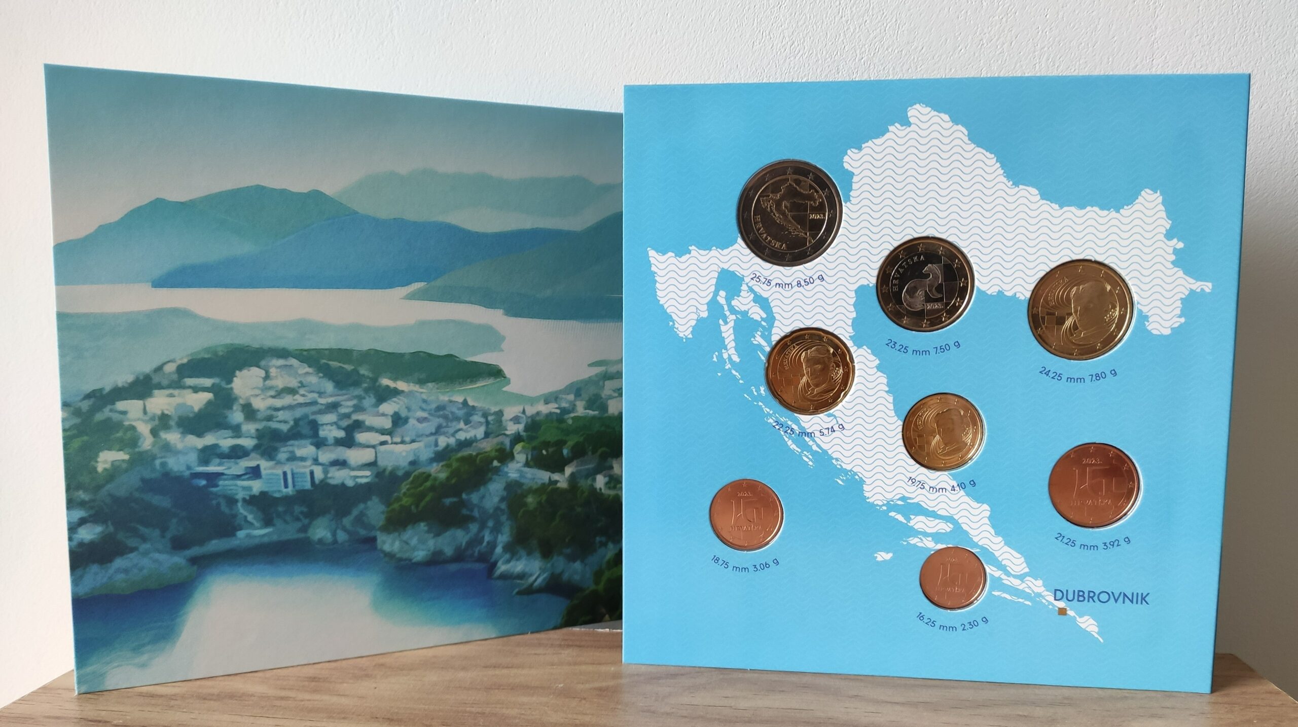 Coffret euros BU Croatie 2023 – Dubrovnik