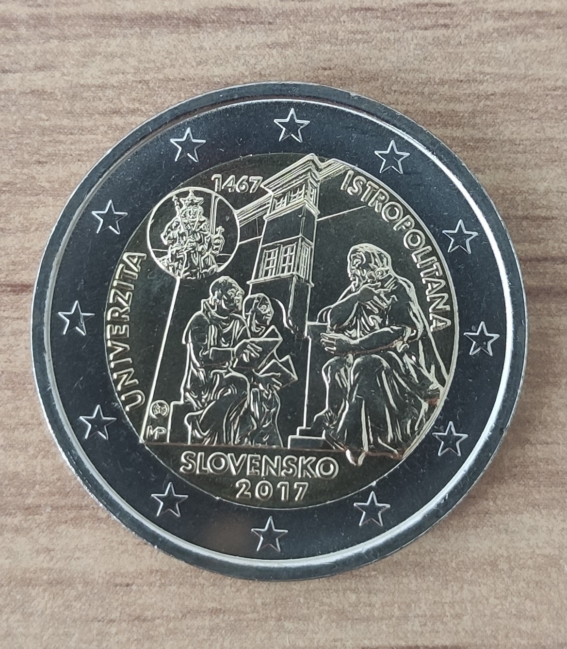 Pièce 2€ Slovaquie 2017 UNC – Université ISTROPOLITANA