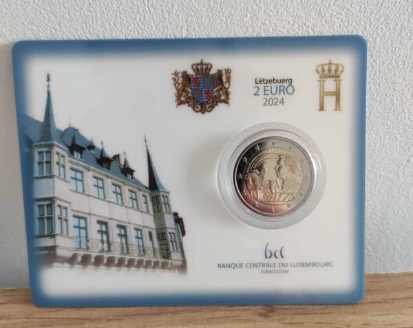 Coincard 2€ Luxembourg 2024 BU – Grand-Duc Guillaume II