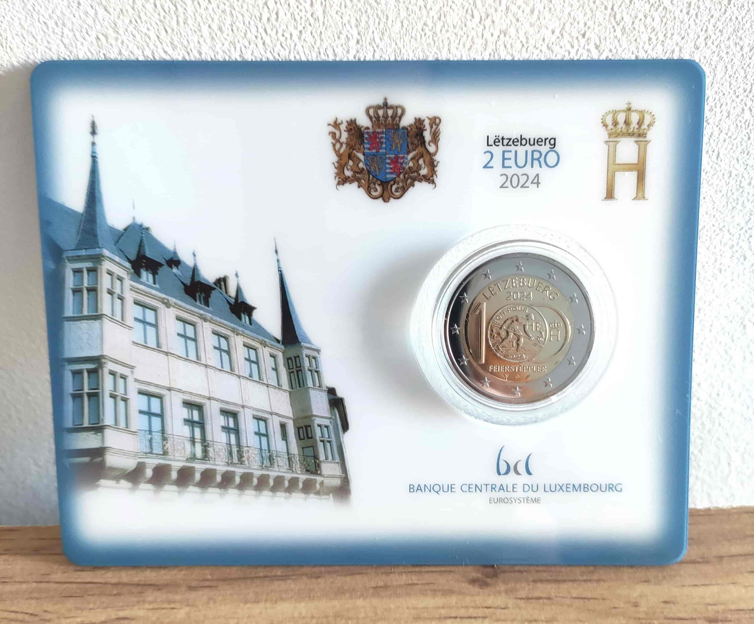 Coincard 2€ Luxembourg 2024 BU – Feierstëppler