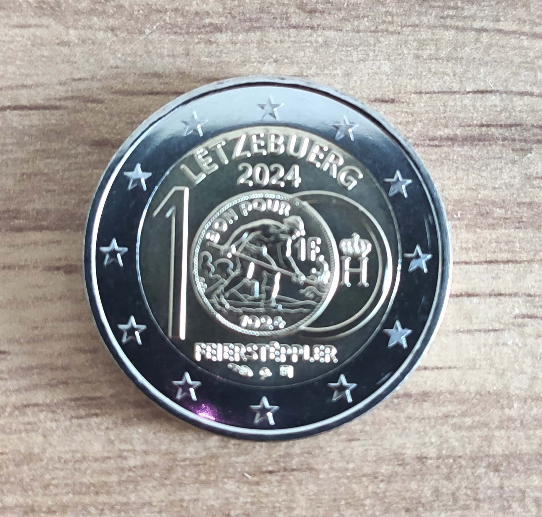 Pièce 2€ Luxembourg 2024 UNC – Feierstëppler